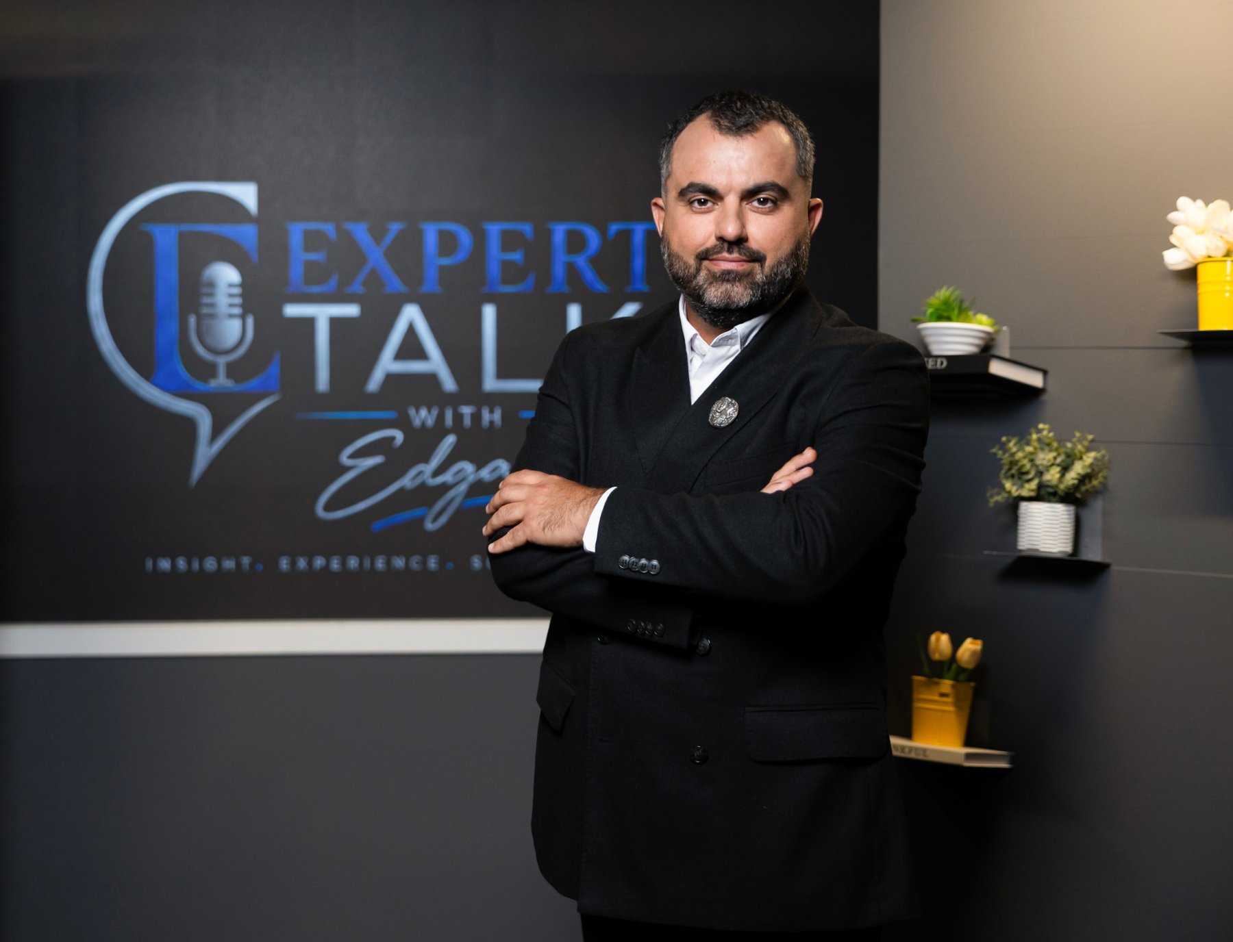 Edgar Ayvazyan on the Expert Talk set